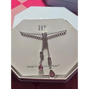 Pink Silver Necklace